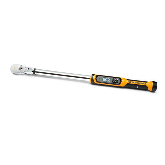 1/2 in. Drive 25-250 ft./lbs. Flex-Head Electronic Torque Wrench with Angle
